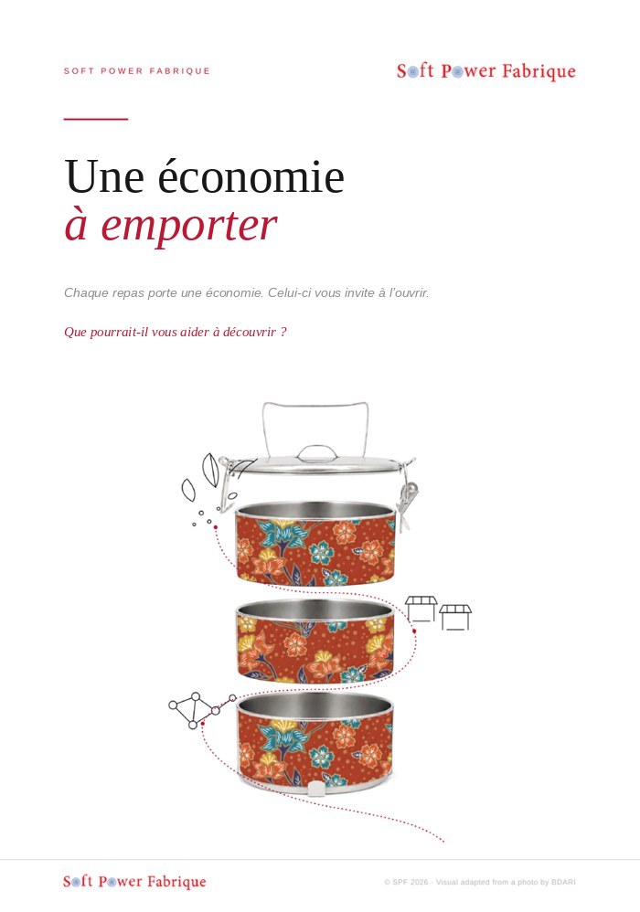 Couverture de la brochure Une économie à emporter